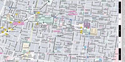 નકશો streetwise મેક્સિકો સિટી